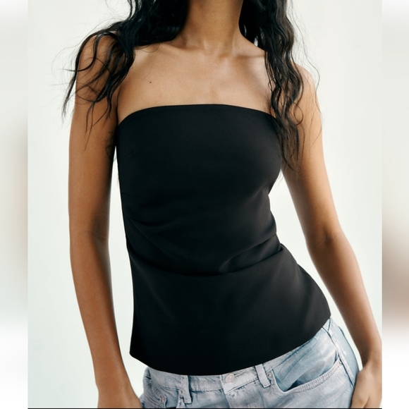NWT zara strapless top - Picture 11 of 11